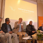 Antonio Paoli, Natalio Hernández, Jesús Silva-Herzog, Fernando Nava y Jaime Labastida